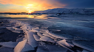 ice berg, nature, landscape, Iceland, ice HD wallpaper