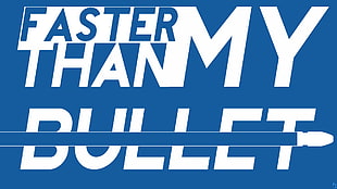 Faster than my Bullet poster, music, Foster the People, colorful
