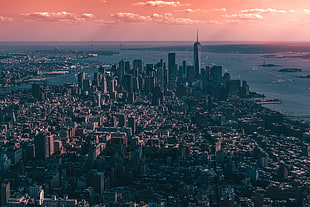 city scale photo, New york, Usa, Skyscrapers