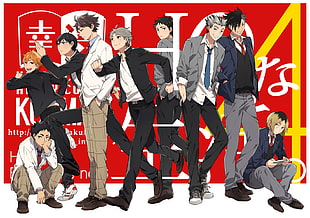 anime characters wallpaper, Haikyuu!!, anime boys, Hinata Shouyou, Kageyama Tobio