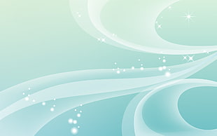 white and green illustration