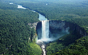 waterfalls, nature, mountains, waterfall, landscape HD wallpaper