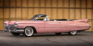vintage pink coupe