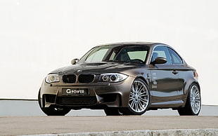 BMW G-Power coupe with white background HD wallpaper