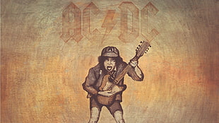 AC DC band poster, AC-DC HD wallpaper