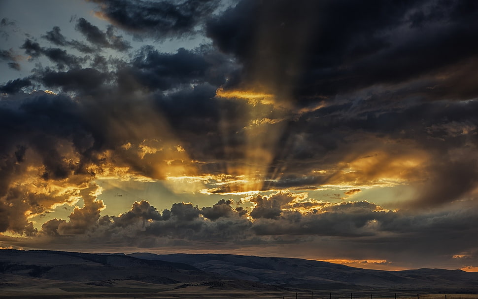 sky, clouds, nature, landscape HD wallpaper