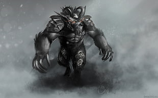 black barewolf character