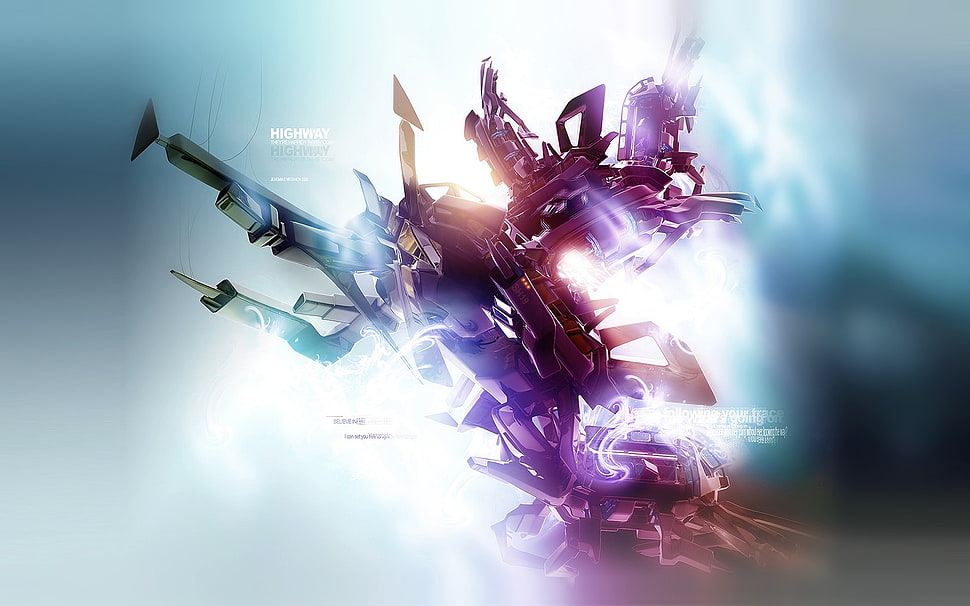 purple wallpaper, abstract, blurred HD wallpaper