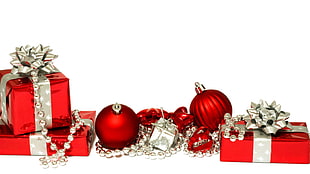 red christmas decors