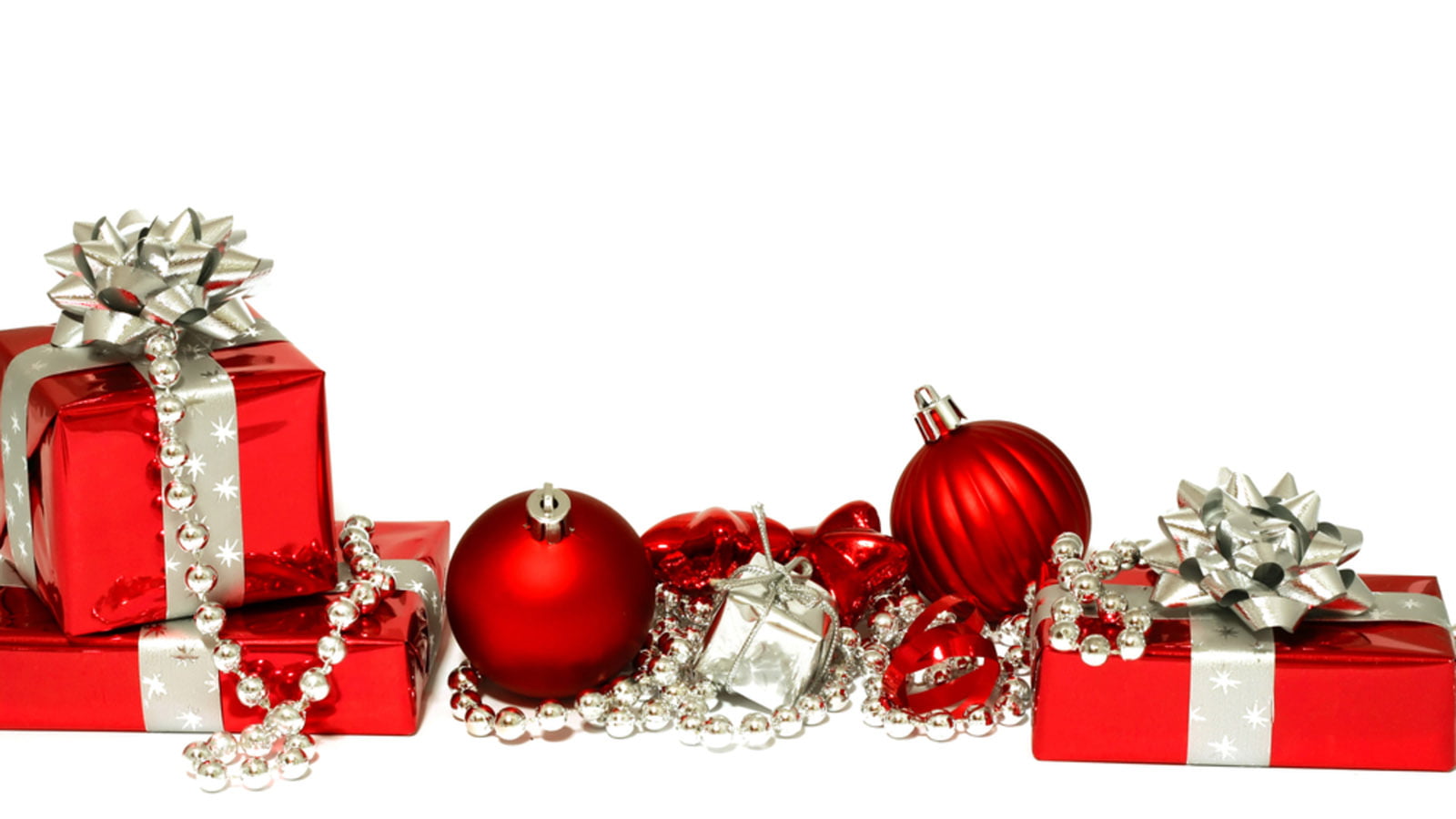 red christmas decors