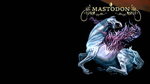 Mastodon logo, Mastodon, fantasy art HD wallpaper
