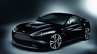 black sports car clip art, car, Aston Martin