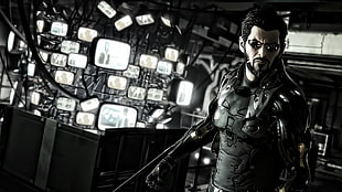 online gaming character application, Adam Jensen, Deus Ex: Mankind Divided HD wallpaper
