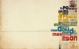 brown wallpaper, minimalism, typography, creativity