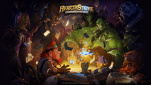 HeartStone digital wallpaper, Hearthstone: Heroes of Warcraft, Blizzard Entertainment, Hearthstone, concept art