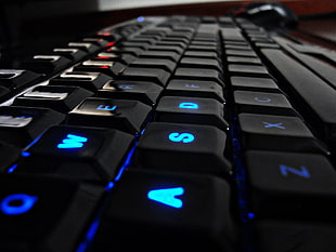 black gaming keyboard, keyboards, gamers, SteelSeries