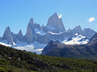 snowy mountains, mountains, Fitz Roy, nature, landscape HD wallpaper