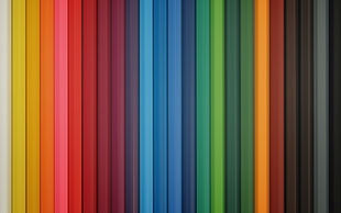 assorted-color coloring pencil lot, abstract HD wallpaper