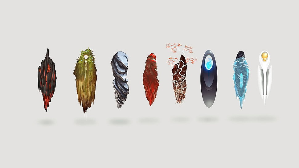 assorted stones HD wallpaper