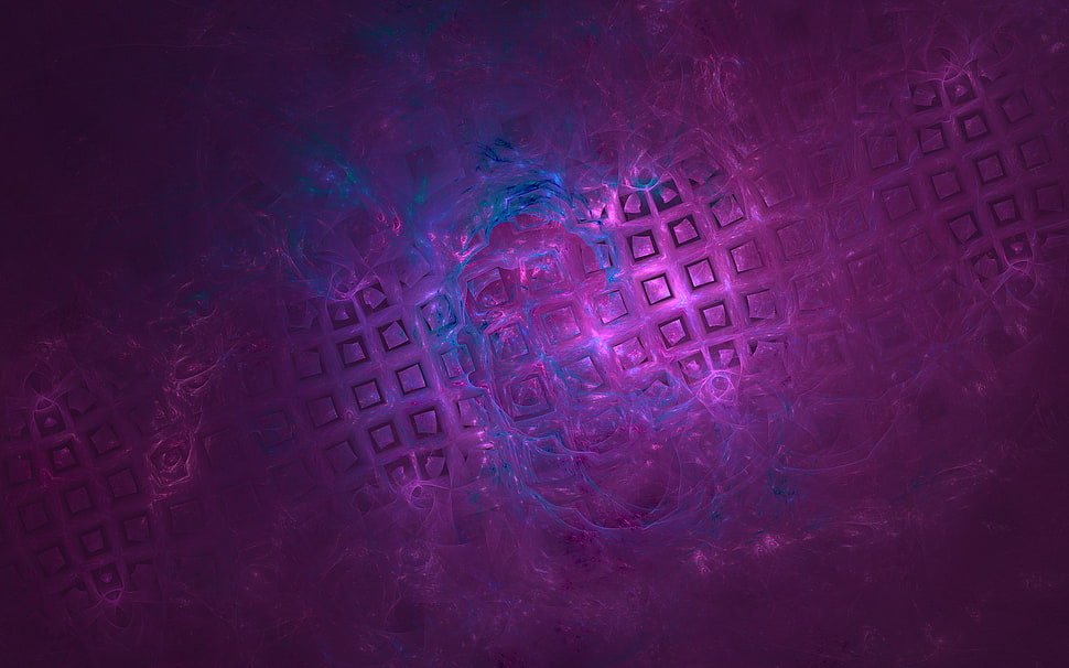 purple and teal textile, abstract, fractal, digital art, purple HD wallpaper