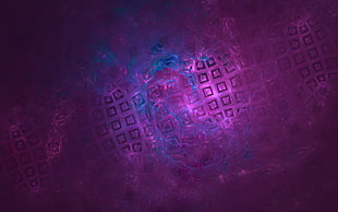 purple and teal textile, abstract, fractal, digital art, purple