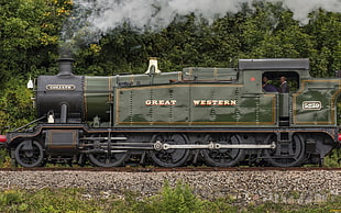 Great Western train, train, steam locomotive