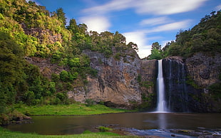 waterfalls, nature, waterfall HD wallpaper