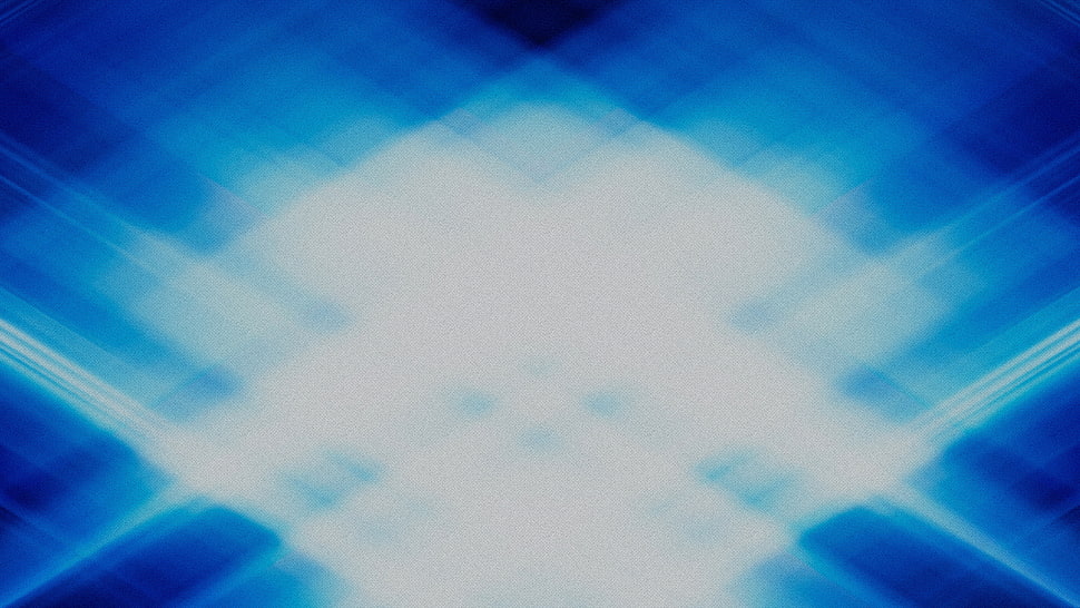 blue and white light digital wallpaper HD wallpaper
