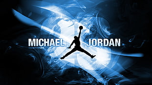 Michael Jordan 23 logo, basketball, Michael Jordan HD wallpaper
