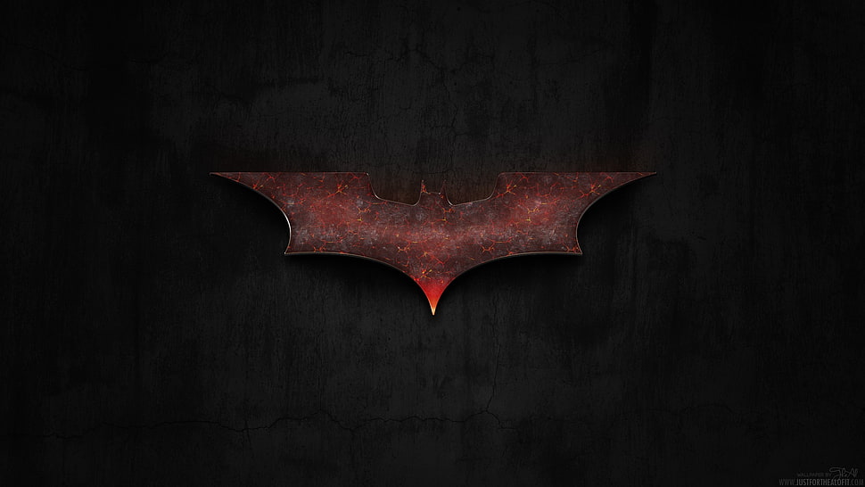 red batarang wallpaper HD wallpaper