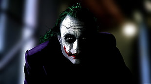 Heath Ledger as the Joker, movies, Batman, anime, Joker
