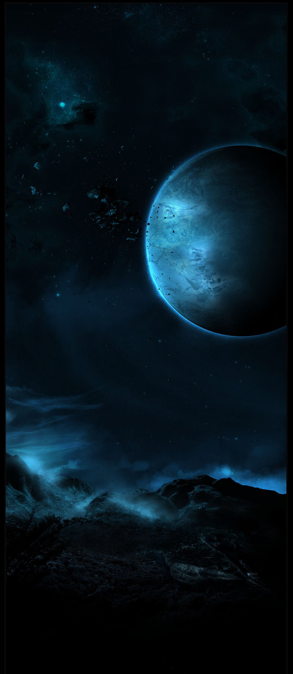 space, planet, space art, artwork HD wallpaper
