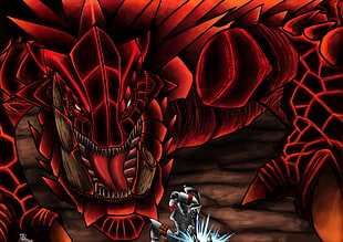 red dragon wallpaper, Akantor, Monster Hunter