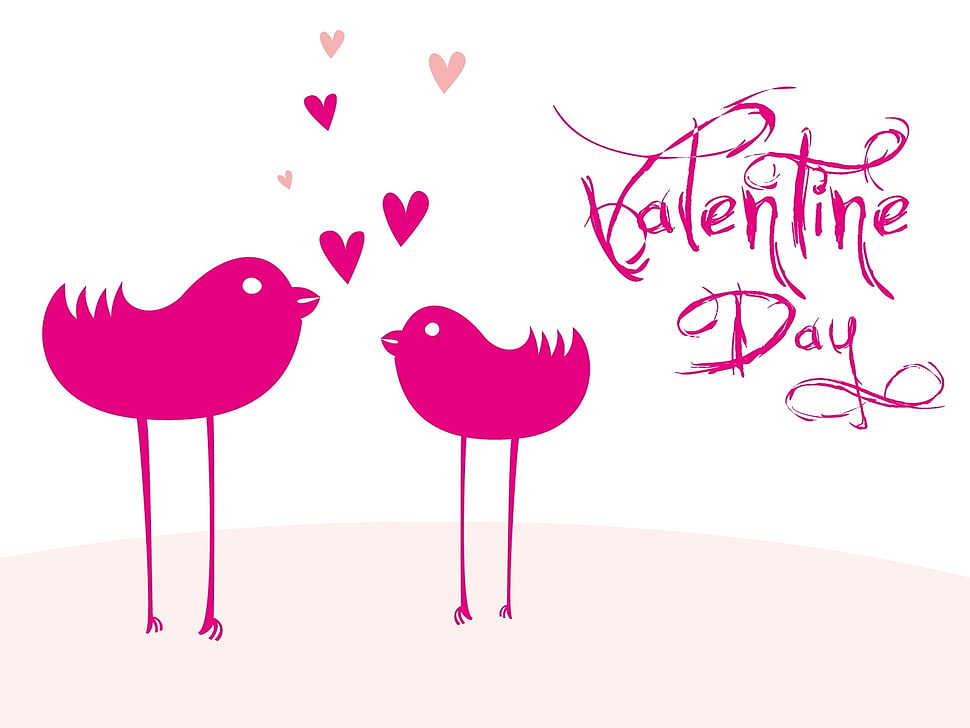 Valentine Day illustration HD wallpaper