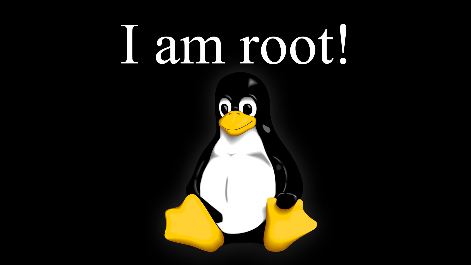 white and black penguin with i am robot text overlay, Linux, GNU, Root (character), Tux