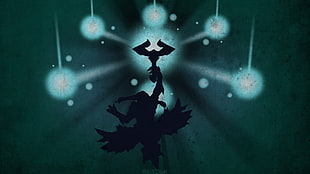 blue animated logo illustration