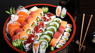 Sushi party food