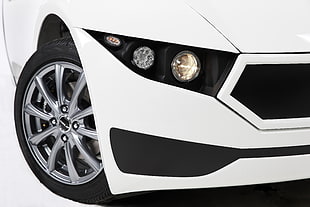 white vehicle, Electra Meccanica Solo, electric car, 5k