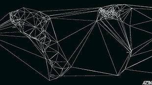 illustration of white lines, Feltron, map, lines, geometry HD wallpaper