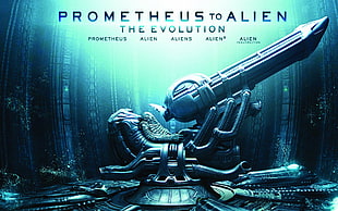Prometheus to Alien The Evolution HD wallpaper