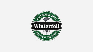 Winterfell Stark logo, House Stark, Winterfell, Game of Thrones, A Song of Ice and Fire