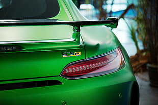 green GT R car HD wallpaper