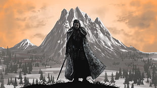 Game of Thrones Jon Snow painting, Game of Thrones, benjen stark