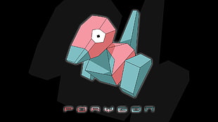 Pokemon Porygon illustration, Pokémon, Porygon
