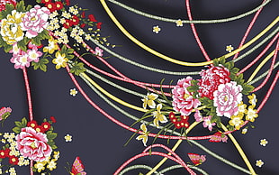 assorted flowers illustration