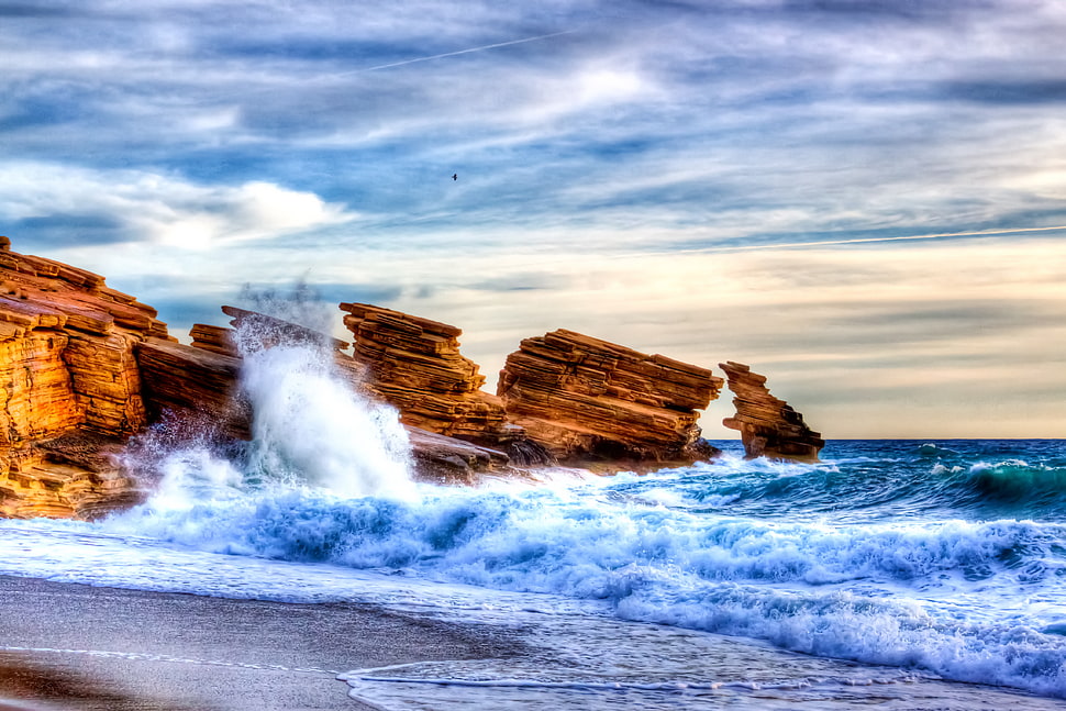 waves HD wallpaper