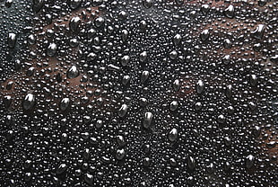 water moist on surface
