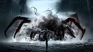 game application screengrab, creature, spider, Romantically Apocalyptic  HD wallpaper