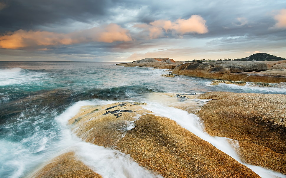 sea photography HD wallpaper