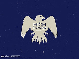 High as Honor logo, Game of Thrones, A Song of Ice and Fire, House Arryn, sigils HD wallpaper